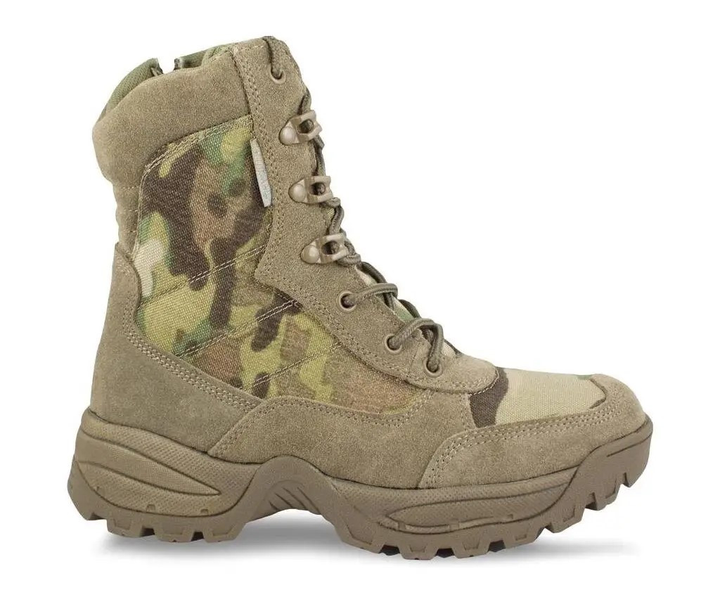 Ботинки тактические демисезонные Mil-Tec Side zip boots на молнии Multicam 12822141 размер 40 - изображение 1