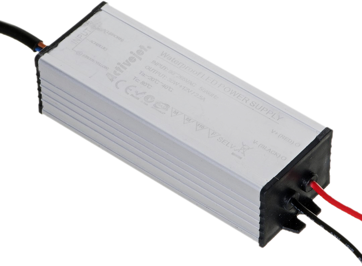 Світлодіодний драйвер Activejet AJE-DRIVE LED 30W IP65 (5901443109372) - зображення 1