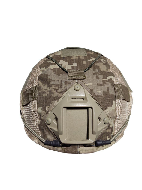 Кавер с сеткой для шлема L пиксель койот - изображение 2