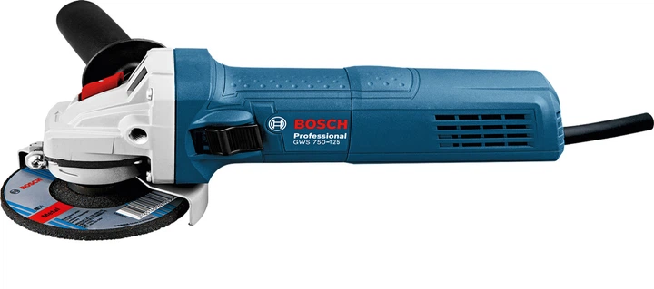Кутова шліфувальна машина Bosch Professional GWS 750-125 (0601394001) - зображення 2