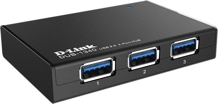 USB-хаб D-Link 4 x USB 3.0 (DUB-1340/E) - зображення 2