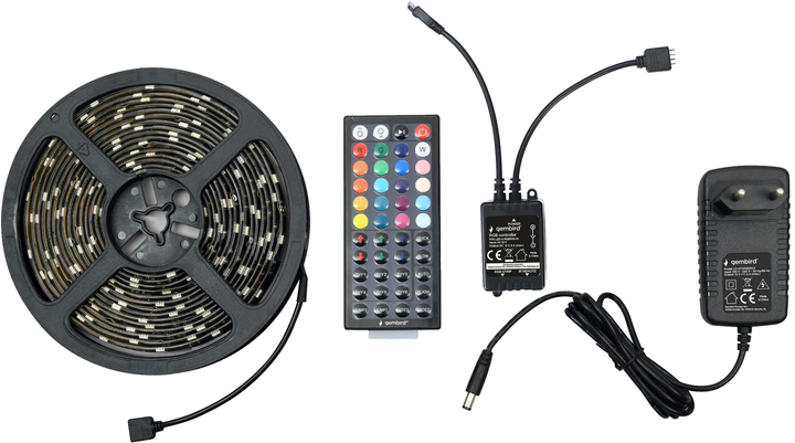 Taśma LED Gembird LED-S-RGB500-01 z podświetleniem RGB - obraz 1