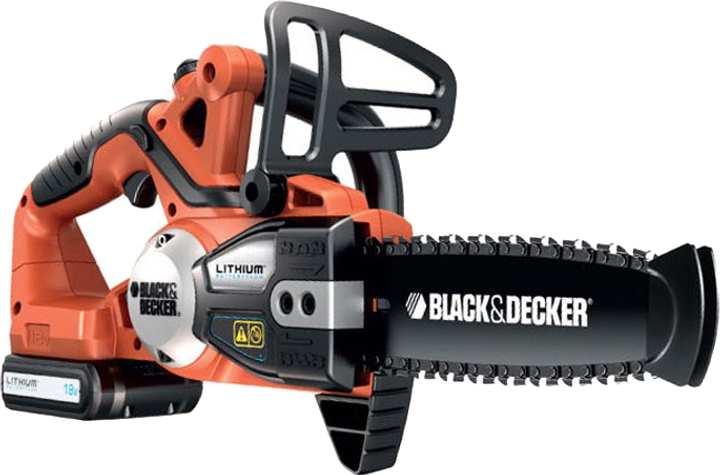 Пила ланцюгова електрична Black&Decker Black, Orange (GKC1820L20-QW) - зображення 1