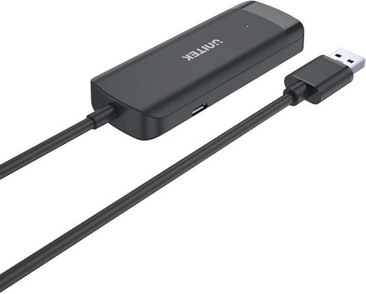 USB-хаб Unitek uHUB Q4 4 Ports Powered USB 3.0 Hub with 150 cm Long Cable (H1111E) - зображення 2