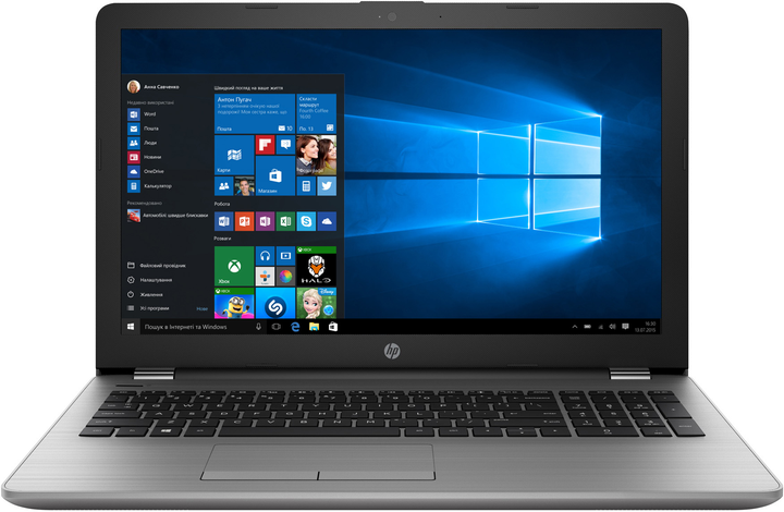 Laptop HP 250 G6 (1XN75EA) Srebrny - obraz 1