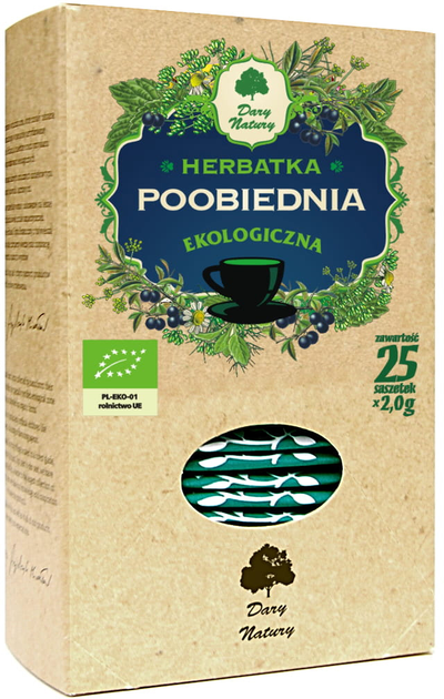 Herbatka na poprawę trawienia Dary Natury Herbatka Poobiednia 25 x 2 g (DN915) - obraz 1