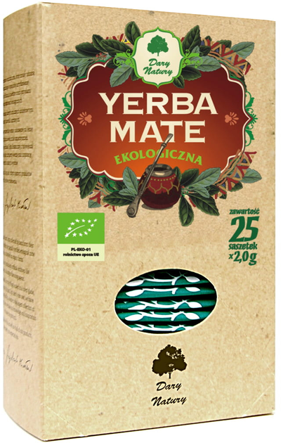 Чай для енергії Dary Natury Herbatka Yerba Mate 25 x 2 g (DN932) - зображення 1