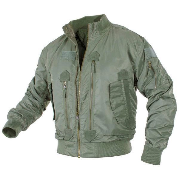 Куртка чоловіча демісезонна тактична Mil-tec AVIATOR 10404601 оливкова розмір L - зображення 2