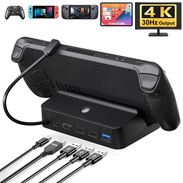 Док-станция с RGB эффектами 5-в-1 для Steam Deck – фото, отзывы ...