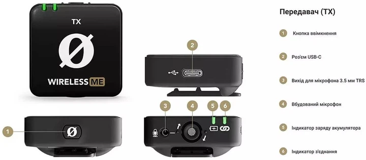 ディグリRode WIRELESS ME ワイヤレスオーディオセット Мікрофонна радіосистема RODE Wireless ME – фото, відгуки
