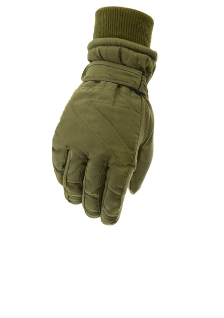 Зимові рукавички з бавовни забезпечують надійний захист і комфорт при тривалому використанні Mil-tec з бавовни Оливковий L - зображення 1