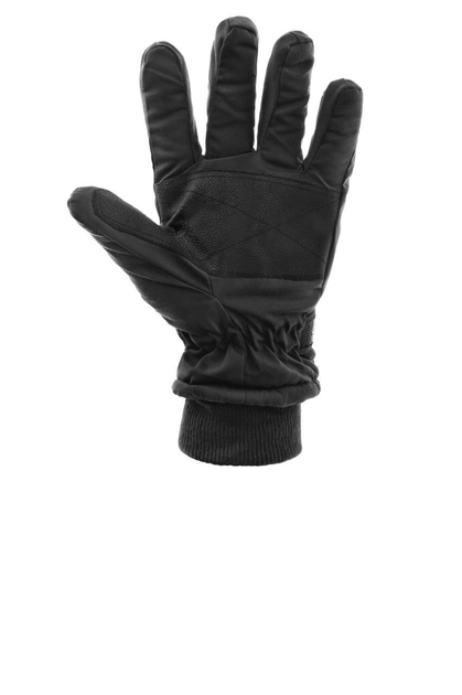 Зимові рукавички Mil-tec з бавовни Чорний М зі спеціальною ізоляційною кулею що зберігає тепло із захистом від вологи з регульованою липучкою на зап'ясті - зображення 2