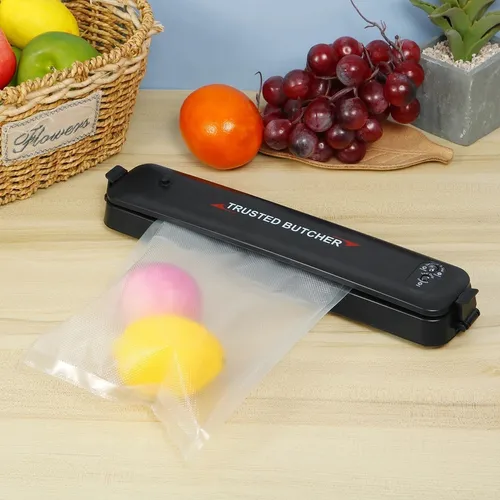 Вакууматор автоматический Vacuum Trusted-Butcher вакуумный упаковщик для откачки воздуха и запайки + 30 пакетов - изображение 2