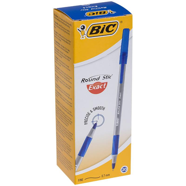 Photos - Pen BIC Ручка масляна  Round Stic Exact 1шт  