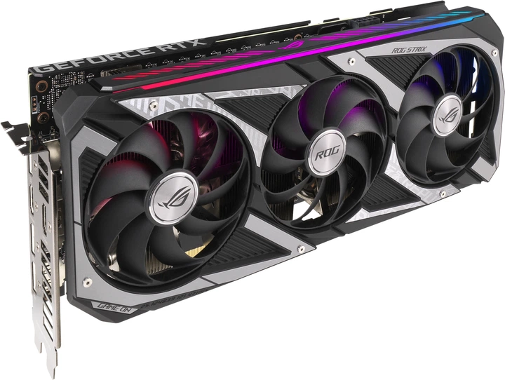 Asus PCI-Ex GeForce RTX 3060 ROG Strix Gaming OC V2 LHR 12GB GDDR6 (192bit) (1882/15000) (2 x HDMI, 3 x DisplayPort) (ROG-STRIX-RTX3060-O12G-V2-GAMING) - зображення 7