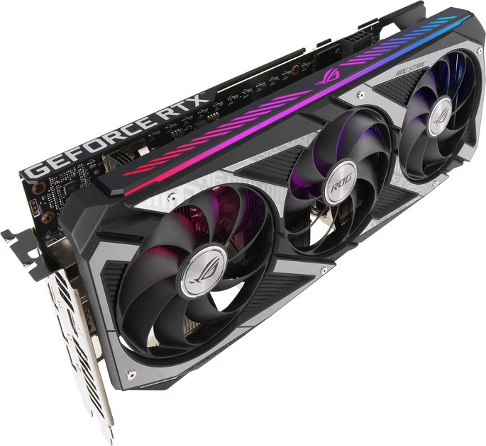 Asus PCI-Ex GeForce RTX 3060 ROG Strix Gaming OC V2 LHR 12GB GDDR6 (192bit) (1882/15000) (2 x HDMI, 3 x DisplayPort) (ROG-STRIX-RTX3060-O12G-V2-GAMING) - зображення 8