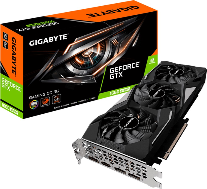Gigabyte PCI-Ex GeForce GTX 1660 Super Gaming OC 6GB GDDR6 (192bit) (1860/14000) (1 x HDMI, 3 x DisplayPort) (GV-N166SGAMING OC-6GD) - зображення 8
