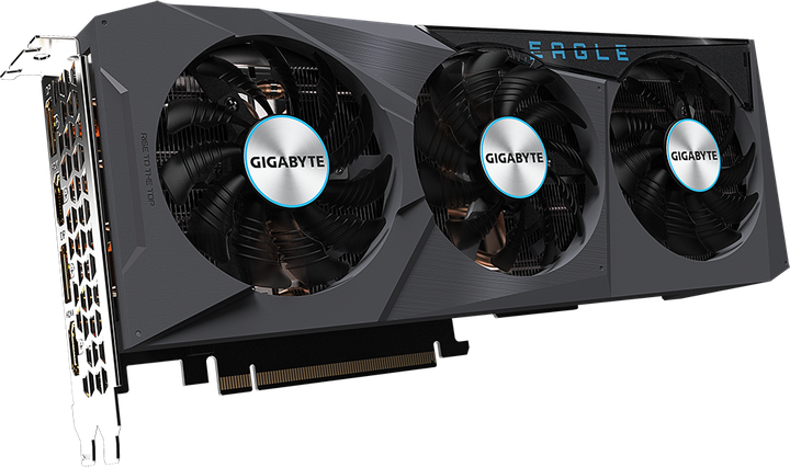 Gigabyte PCI-Ex GeForce RTX 3070 Ti EAGLE 8G 8GB GDDR6X (256bit) (1770/19000) (2 x HDMI, 2 x DisplayPort) (GV-N307TEAGLE-8GD) - obraz 2