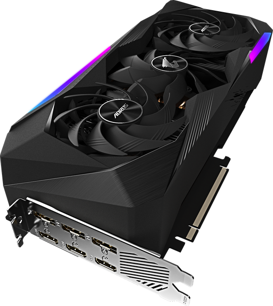 Gigabyte PCI-Ex GeForce RTX 3070 Ti Aorus Master 8G 8GB GDDR6X (256bit) (1875/19000) (3 х HDMI, 3 x DisplayPort) (GV-N307TAORUS M-8GD) - зображення 4