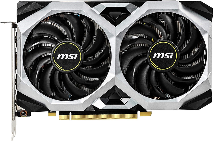 MSI PCI-Ex GeForce GTX 1660 Ti Ventus XS 6GB GDDR6 (192bit) (1770/12000) (3 x DisplayPort, 1 x HDMI 2.0b) (GTX 1660 Ti VENTUS XS 6G) - зображення 1