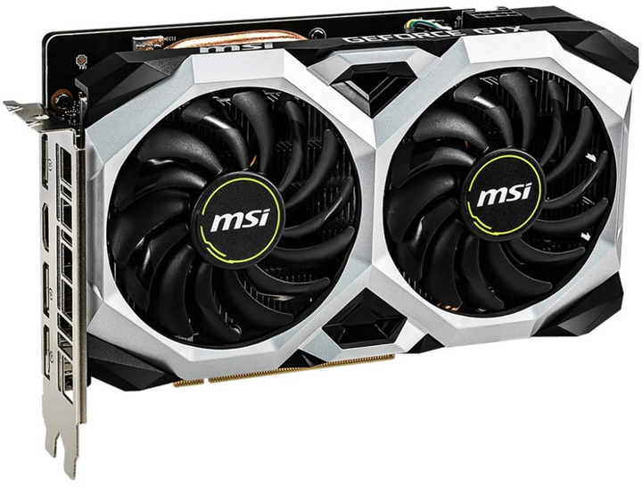 MSI PCI-Ex GeForce GTX 1660 Ti Ventus XS 6 GB GDDR6 (192-bitowy) (1770/12000) (3 x DisplayPort, 1 x HDMI 2.0b) (GTX 1660 Ti VENTUS XS 6G) - obraz 2