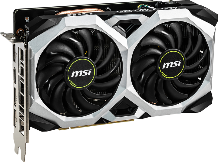 MSI PCI-Ex GeForce GTX 1660 Ventus XS 6G OC 6GB GDDR5 (192bit) (1408/8000) (3 x DisplayPort, 1 x HDMI) (GeForce GTX 1660 VENTUS XS 6G OC) - obraz 2