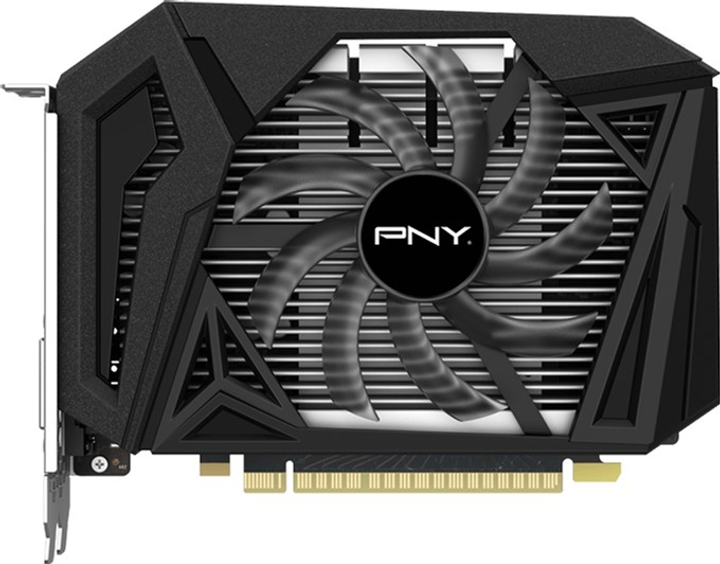 PNY PCI-Ex GeForce GTX 1650 Super Single Fan 4GB GDDR6 (128bit) (1725/12000) (HDMI, DisplayPort, DVI-D) (VCG16504SSFPPB) - obraz 1