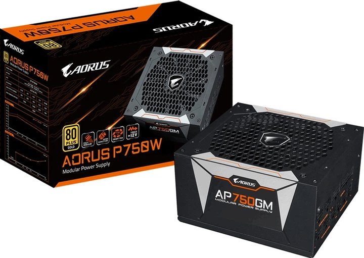 Zasilacz Gigabyte Aorus P750W 80+ Gold Modular (GP-AP750GM) - obraz 8