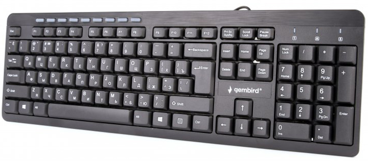 Klawiatura przewodowa Gembird KB-UM-106-RU - obraz 1