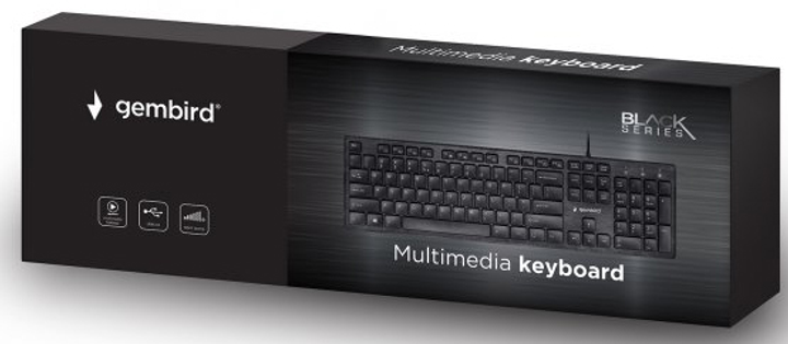 Клавіатура дротова Gembird KB-MCH-03-RU - зображення 4