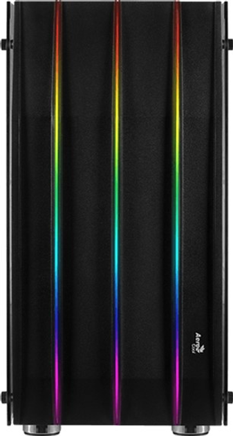 Obudowa ze szkła hartowanego Aerocool Klaw RGB w kolorze czarnym - obraz 5