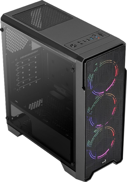 Корпус Aerocool Ore FRGB-G-BK-v1 Tempered Glass Black (ACCM-PV21033.11) - зображення 5