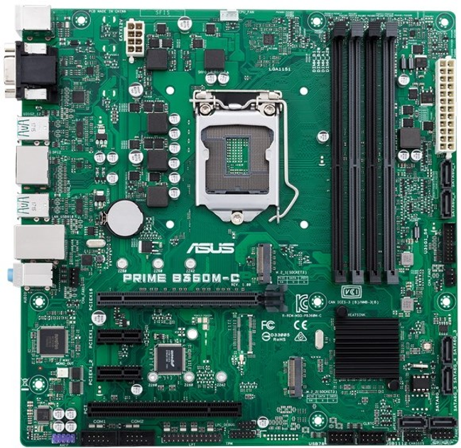 Płyta główna Asus Prime B360M-C (s1151, Intel B360, PCI-Ex16) - obraz 1