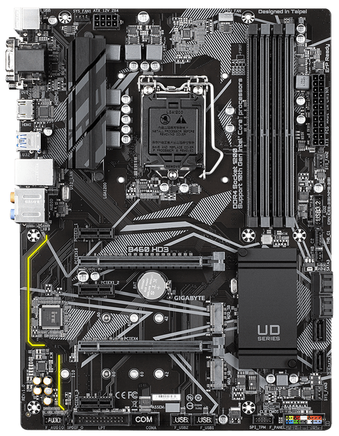 Płyta główna Gigabyte B460 HD3 (s1200, Intel B460, PCI-Ex16) - obraz 1