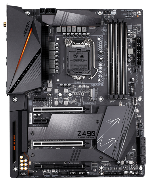 Płyta główna Gigabyte Z490 Aorus Pro AX (s1200, Intel Z490, PCI-Ex16) - obraz 1