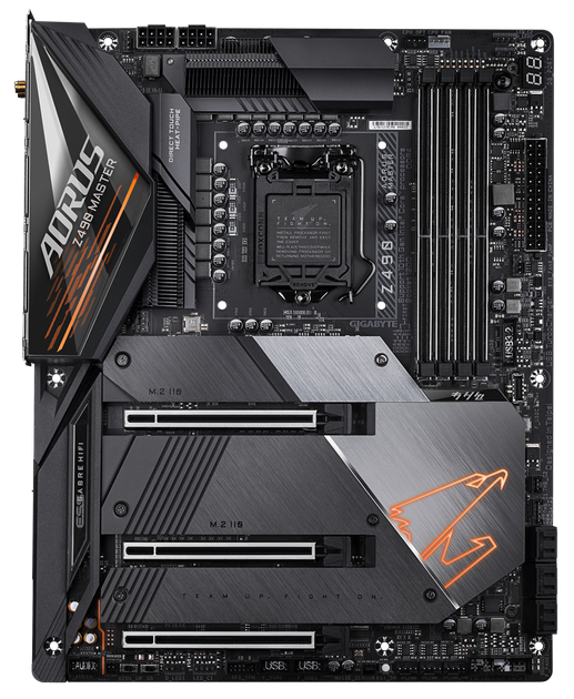 Płyta główna Gigabyte Z490 Aorus Master (s1200, Intel Z490, PCI-Ex16) - obraz 1