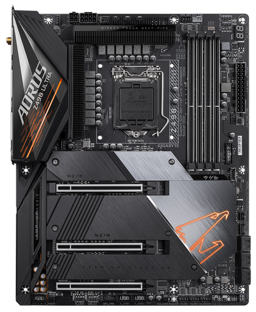 Материнська плата Gigabyte Z490 Aorus Ultra (s1200, Intel Z490, PCI-Ex16) - зображення 1