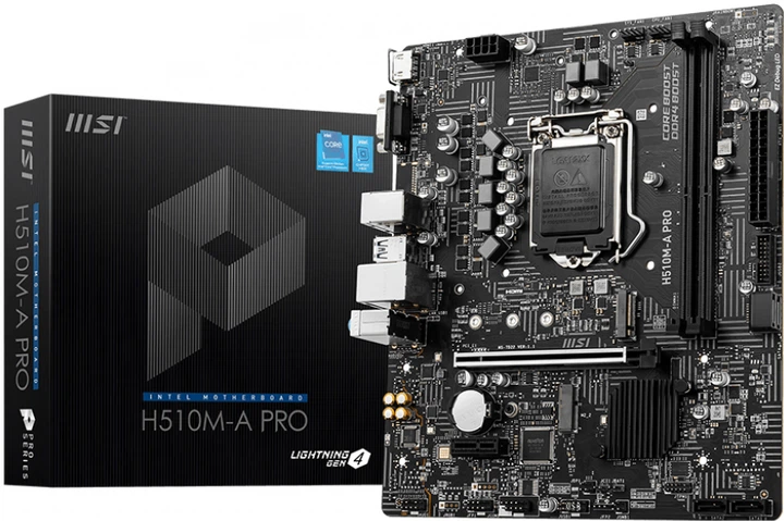 Материнська плата MSI H510M-A Pro (s1200, Intel H510, PCI-Ex16) - зображення 5