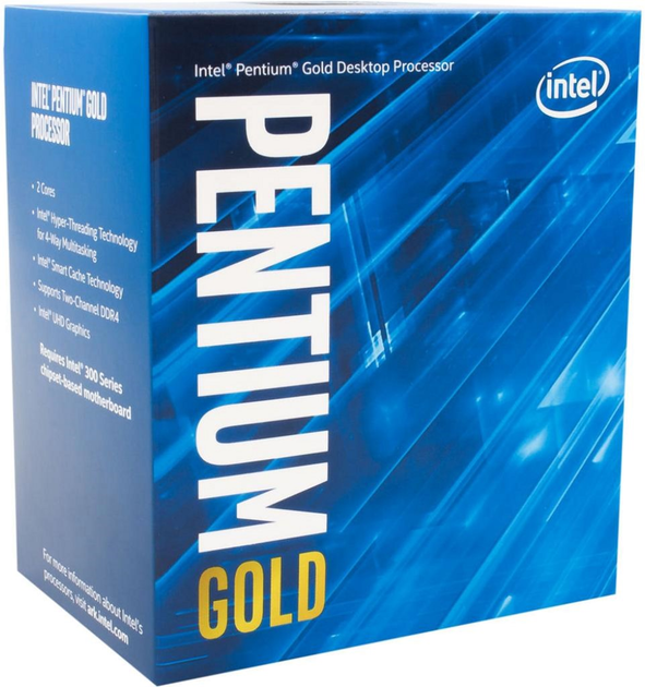 Процесор Intel Pentium Gold G5420 3.8GHz / 8GT / s / 4MB (BX80684G5420) s1151 BOX - зображення 1