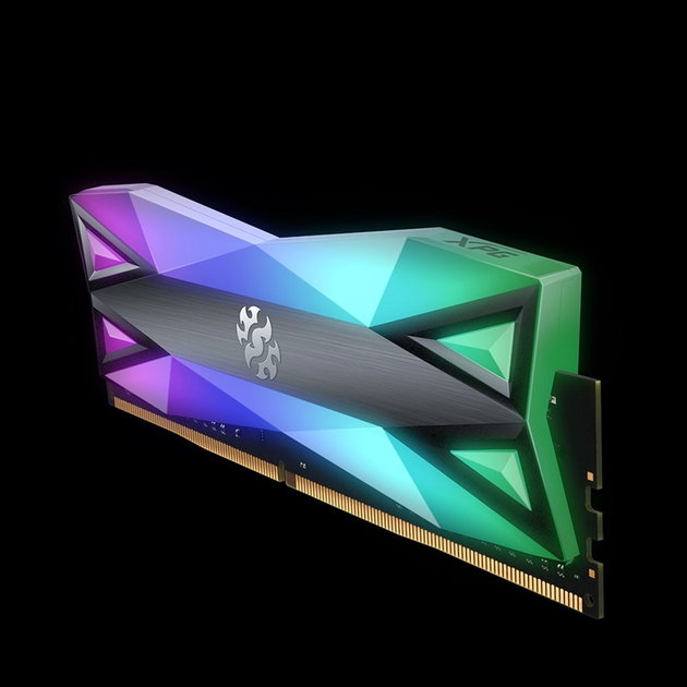 Pamięć RAM ADATA DDR4-3200 16384MB PC4-25600 (zestaw 2x8192) XPG Spectrix D60G RGB (AX4U32008G16A-DT60) - obraz 3