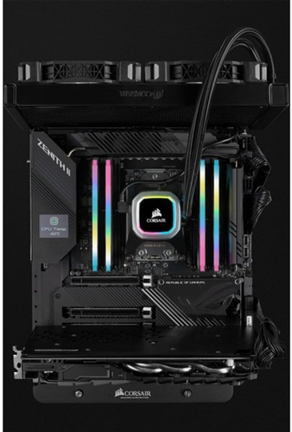 Pamięć RAM Corsair DDR4-3600 32768MB PC4-28800 (zestaw 2x16384) Vengeance RGB Pro czarny (CMH32GX4M2D3600C18) - obraz 6