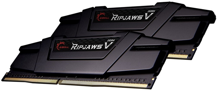 Pamięć RAM G.Skill DDR4-3600 65536MB PC4-28800 (zestaw 2x32768) Ripjaws V Black (F4-3600C16D-64GVK) - obraz 2