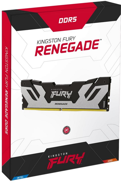 RAM Kingston Fury DDR5-7200 16384MB PC5-57600 Renegade Czarny (KF572C38RS-16) - obraz 3