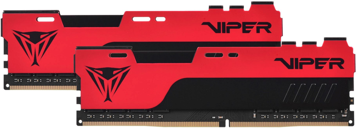 Оперативна пам'ять Patriot DDR4-2666 8192MB PC4-21300 (Kit of 2x4096) Viper Elite II Red (PVE248G266C6K) - зображення 1