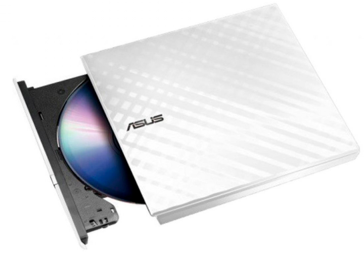 Asus DVD±R/RW USB 2.0 SDRW-08D2S-U LITE Biały Zewnętrzny - obraz 1
