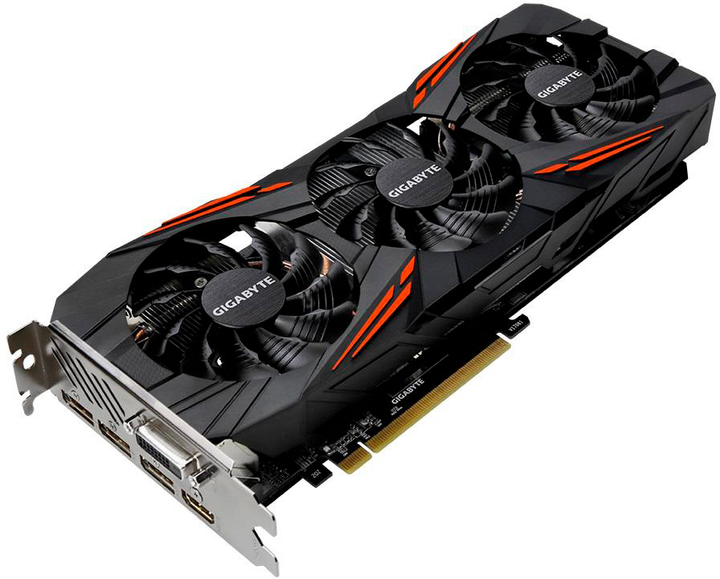 Gigabyte PCI-Ex GeForce GTX 1070 Ti Gaming 8192MB GDDR5 (256bit) (1607/8008) (DVI, HDMI, 3 x Display Port) (GV-N107TGAMING-8GD) - obraz 1