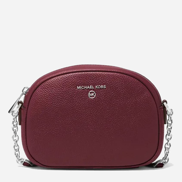 Torebka crossbody damska ze skóry naturalnej Michael Kors 32F2ST9C0L-580 Bordowa (196163517865) - obraz 1