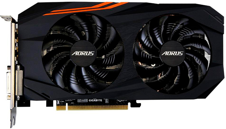 Gigabyte PCI-Ex Radeon RX 580 Aorus 8GB GDDR5 (256bit) (1365/8000) (DVI, HDMI, 3 x Display Port) (GV-RX580AORUS-8GD) - obraz 1