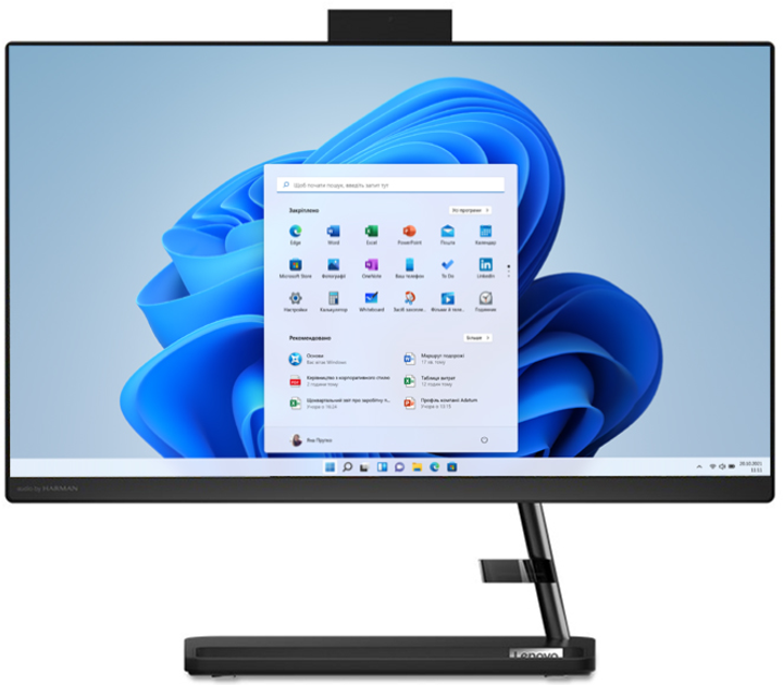 Monoblok Lenovo IdeaCentre AIO 3 22ADA6 (F0G6008KPB) Czarny - obraz 1