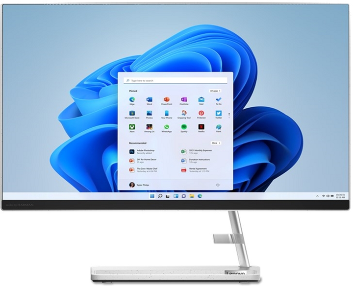 Monoblok Lenovo IdeaCentre AIO 3 24IAP7 (F0GH00AGPB) biały - obraz 1